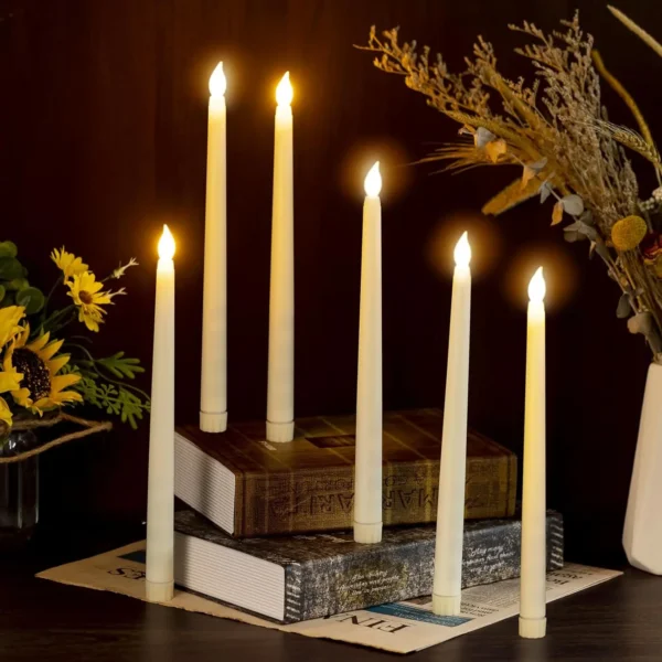 Flameless Candles Battery Powered Large Candle Lights LED Warm Light Candle Lamps for Home Christmas Halloween Party Decoration - Image 6