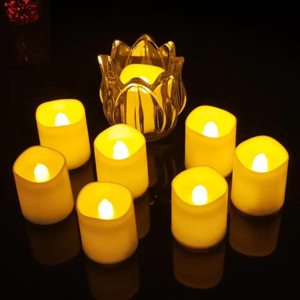 Flameless LED Candle Lights Creative Wishing Led Tea Lamp Warm White Halloween Wedding Christmas Decoration Candle Light - Image 3