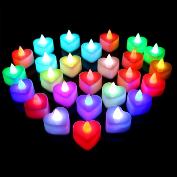 24Pcs Flameless LED Tealight Tea Candles Wedding Light Romantic Candles Lights for Birthday Wedding Party Decorations - Image 6