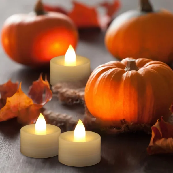 Flashing LED Candle Battery Powered Fake Tea Light Flameless Candles Outdoor Garden Birthday Wedding Party Home Decoration - Image 5
