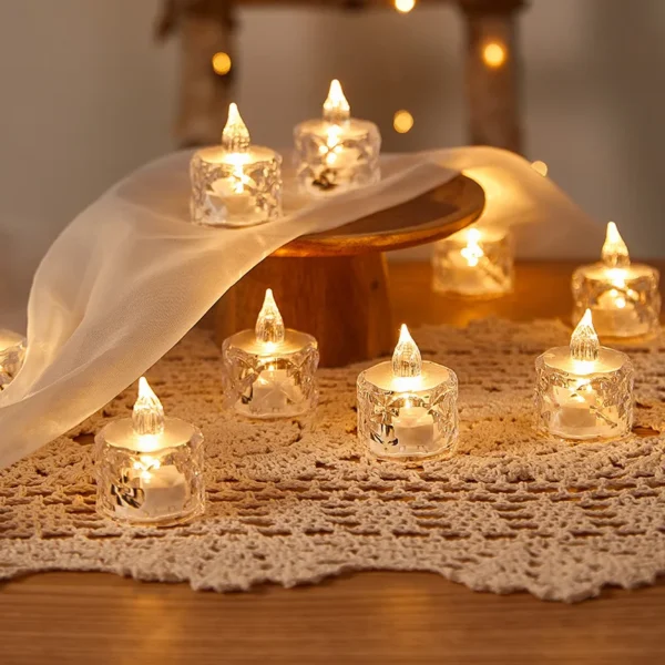 Flameless LED Candle Lights Creative Wishing Led Tea Lamp Warm White Halloween Wedding Christmas Decoration Candle Light - Image 5