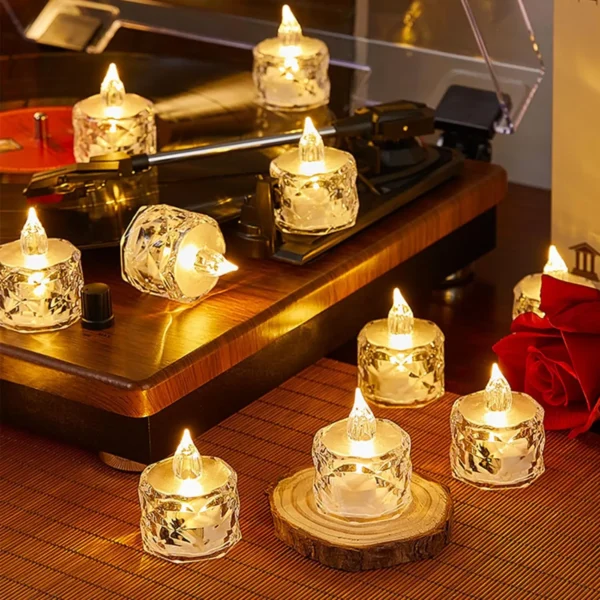 Flameless LED Candle Lights Creative Wishing Led Tea Lamp Warm White Halloween Wedding Christmas Decoration Candle Light - Image 3