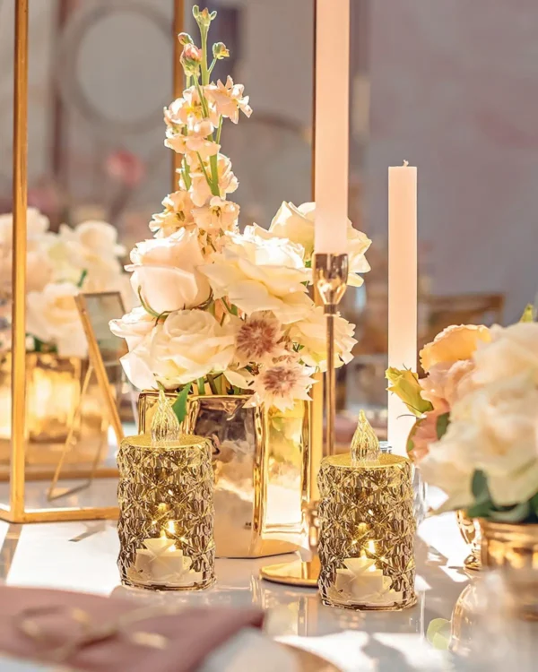 Crystal Candles LED Light Transparent Flameless Battery Power Lantern Night Lamp Wedding Party Birthday Xmas Halloween Decor - Image 7