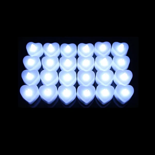 24Pcs Flameless LED Tealight Tea Candles Wedding Light Romantic Candles Lights for Birthday Wedding Party Decorations - Image 9