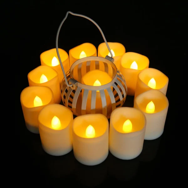 Flameless LED Candle Lights Creative Wishing Led Tea Lamp Warm White Halloween Wedding Christmas Decoration Candle Light - Image 4