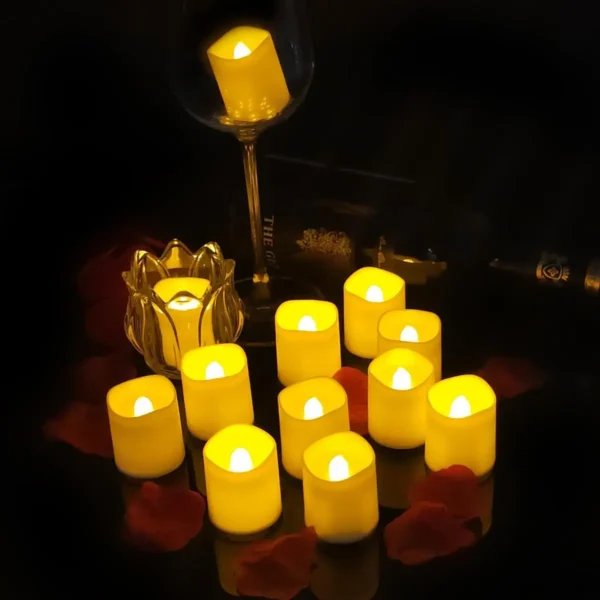 Flameless LED Candle Lights Creative Wishing Led Tea Lamp Warm White Halloween Wedding Christmas Decoration Candle Light - Image 2