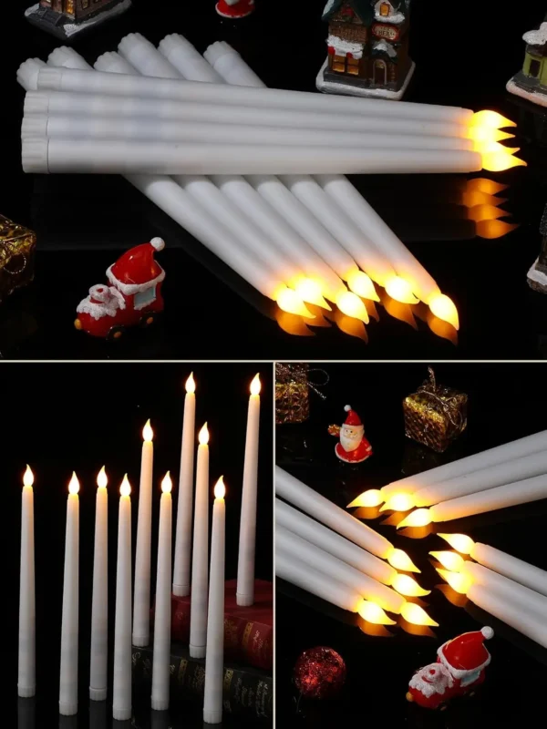 Flameless Candles Battery Powered Large Candle Lights LED Warm Light Candle Lamps for Home Christmas Halloween Party Decoration - Image 5