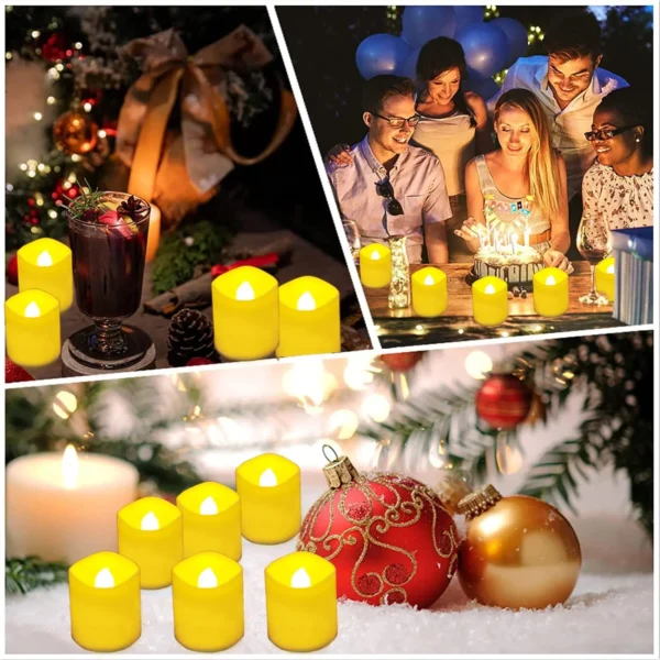 Flameless LED Candle Lights Creative Wishing Led Tea Lamp Warm White Halloween Wedding Christmas Decoration Candle Light - Image 6